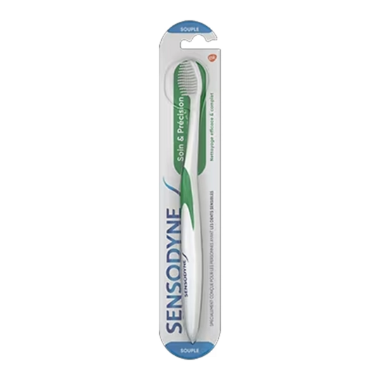Sensodyne brosse à dents soin & précision - Medium - Coloris aléatoire