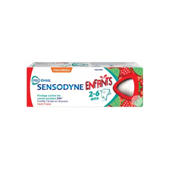 Sensodyne Pro-Émail dentifrice enfants 50 ml – dentifrice protection caries