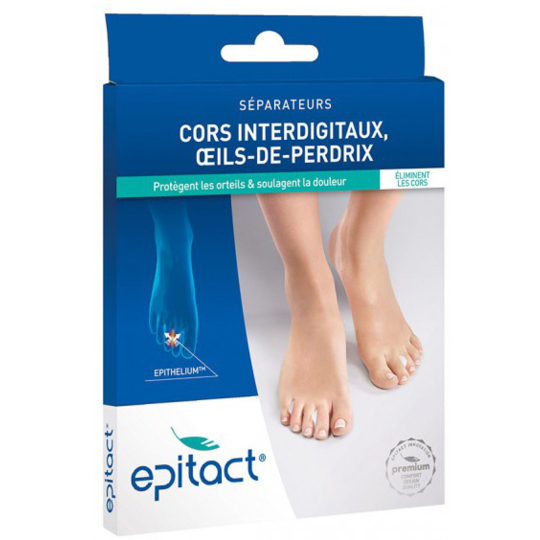 Séparateurs Cors Interdigitaux et Œils de Perdrix Taille S - 6 Unités