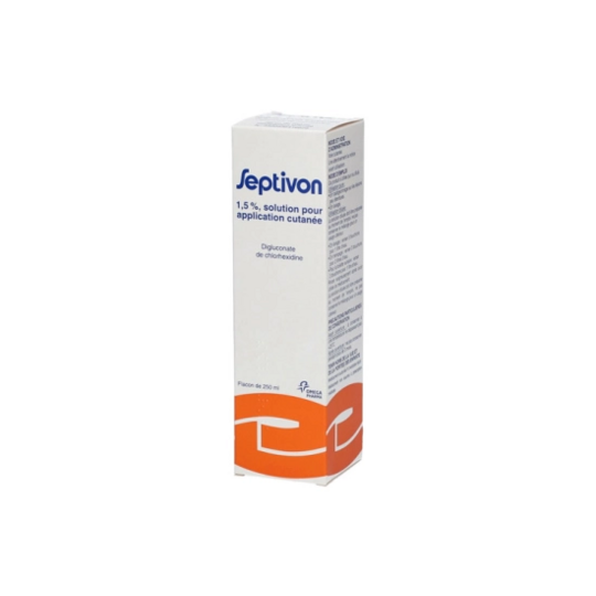 Septivon 1,5% Solution antiseptique 250 ml - Médicament pour désinfecter plaies et muqueuses