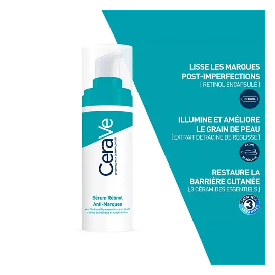 Cerave Sérum Rétinol Anti-Marques 30ml