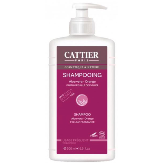 Shampooing Aloe Vera Orange Bio - Sans Sulfate - 500 ml