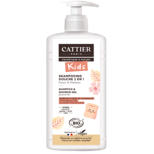 Shampooing Kids Douche 2 en 1 - Fleur de Guimauve - 500 ml