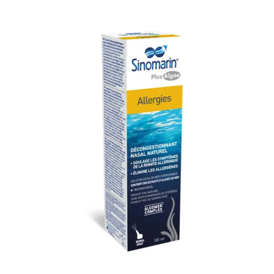Gifrer Sinomarin Plus Algues spray nasal allergies hypertonique 100 ml — spray nasal dès 12 ans