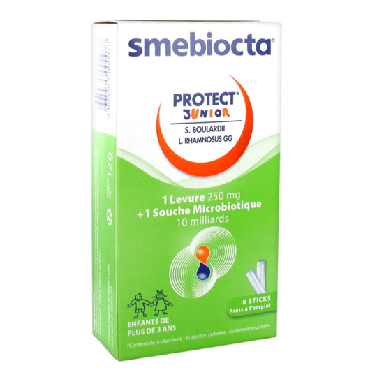 SMEBIOCTA PROTECT - Flore Intestinale Juniors - 8 sticks
