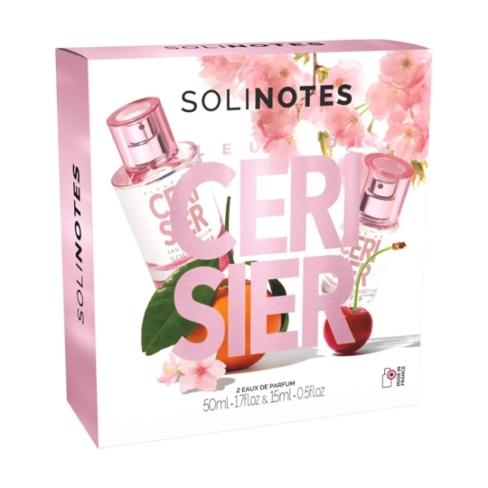 Solinotes Coffret Fleur de Cerisier Eau de Parfum Végan 50 ml + 15 ml offert