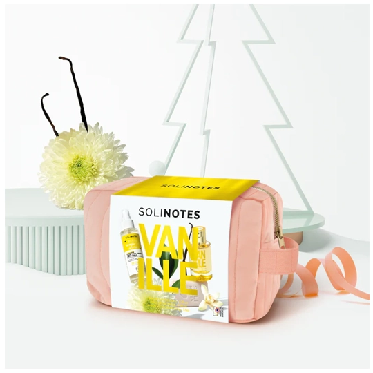 Solinotes Trousse Vanille Eau de Parfum 50ml Huile Sèche et Savon solide