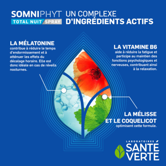Santé Verte Somniphyt Spray Buccal 20 ml sommeil & endormissement facile