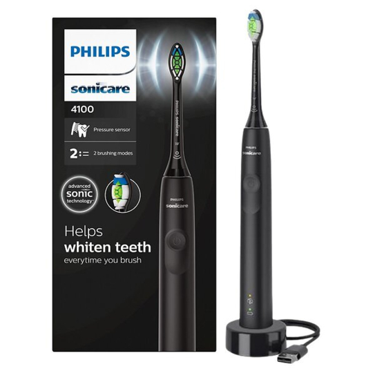 Philips Sonicare 4100 Series brosse à dents électrique noire HX3689/44