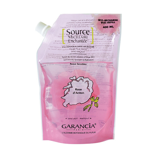 Garancia SOURCE MICELLAIRE ENCHANTEE - Rose - Eau Eco-Recharge - 400 ml