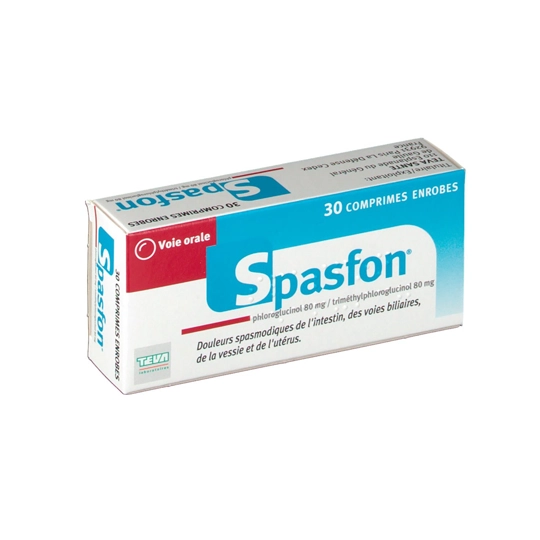 Spasfon Douleurs Spasmodiques de l’Intestin 30 comprimés – Médicament antispasmodique digestif