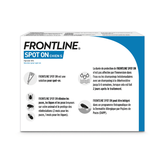Frontline Spot On spot on Petit chien 20 - 40 kg 4 pipettes