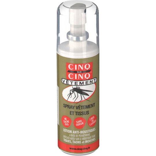 Spray Anti-Moustiques Vêtement & Tissus - 100 ml