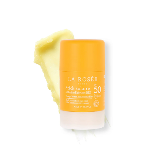 La Rosée Stick Solaire à l'Huile d'Abricot BIO SPF50 15 ml