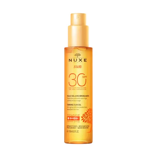 Nuxe Sun Huile Solaire Bronzante Haute Protection SPF30 150 ml