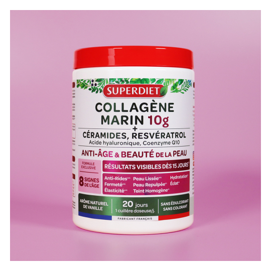 Superdiet Collagène Marin Anti-âge beauté de la peau 210 g