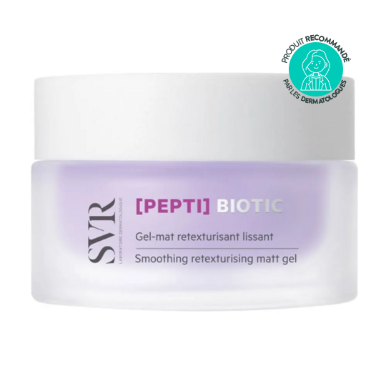 SVR Pepti Biotic gel mat retexturisant lissant 50 ml – Peaux à imperfections, pores dilatés et excès de sébum