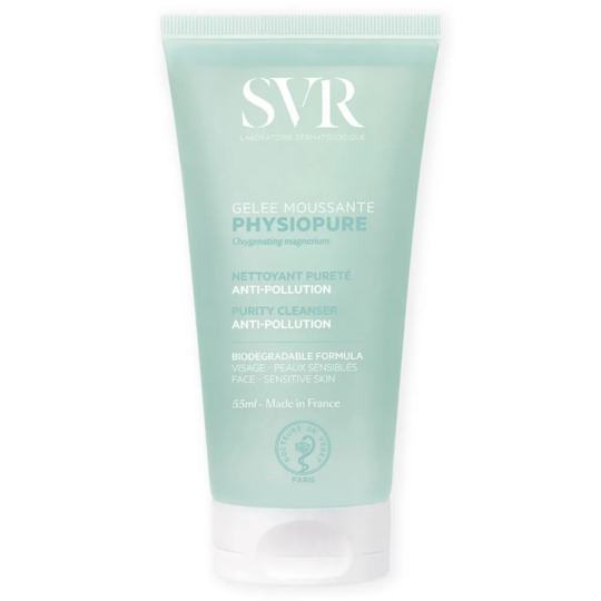 SVR Physiopure Gelee moussante - Démaquillante 55 ml