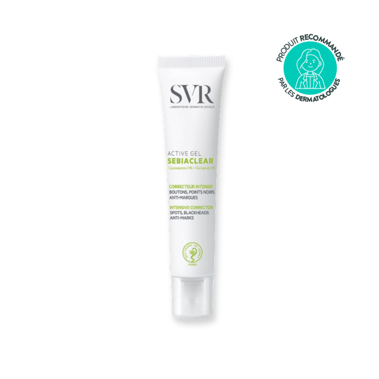 SVR Sebiaclear Active Gel 40 ml – correcteur intensif boutons, points noirs et marques