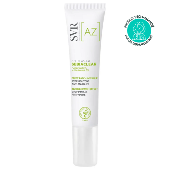 SVR Sebiaclear Cicapeel gel actif ciblé anti-boutons 15 ml – Action rapide 4h, assèche, purifie et corrige les imperfections