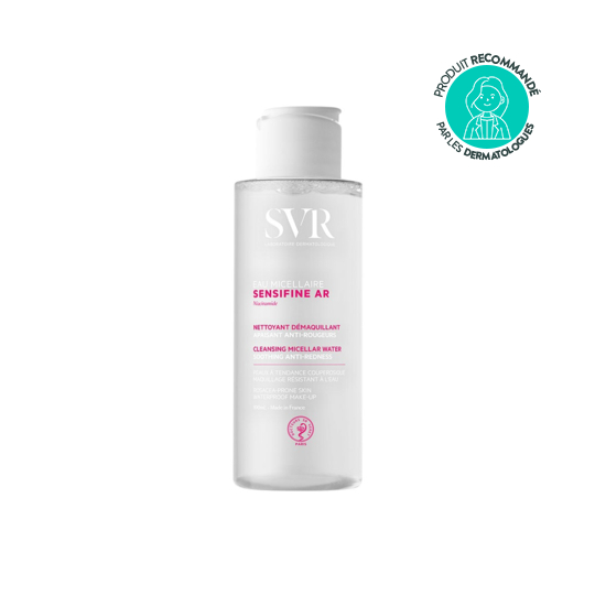 SVR Sensifine AR Eau micellaire 100 ml – peaux sensibles sujettes aux rougeurs