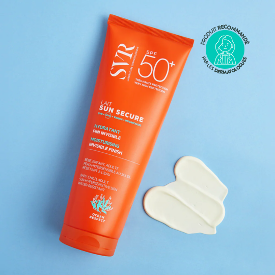 SVR Sun Secure Protection solaire Lait SPF50+ Invisible 250 mL