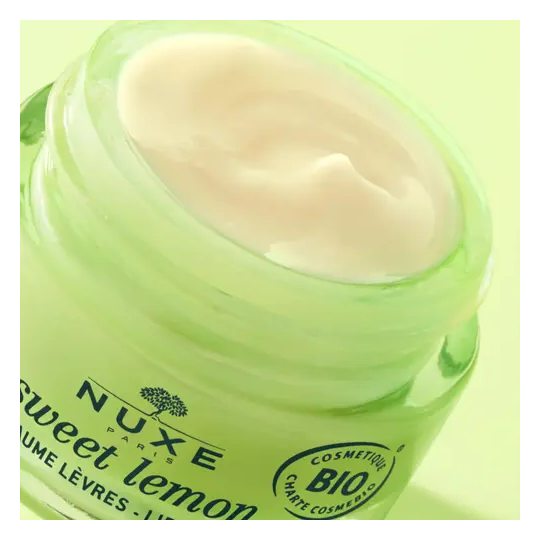 Nuxe Baume Lèvres Bio au parfum Citron Meringue 15 g