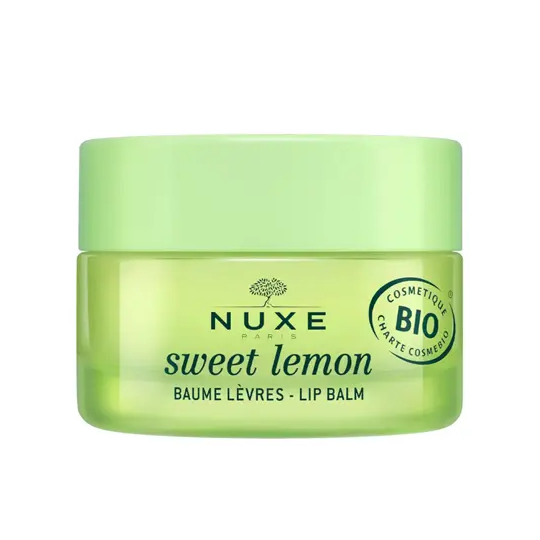 Nuxe Baume Lèvres Bio au parfum Citron Meringue 15 g