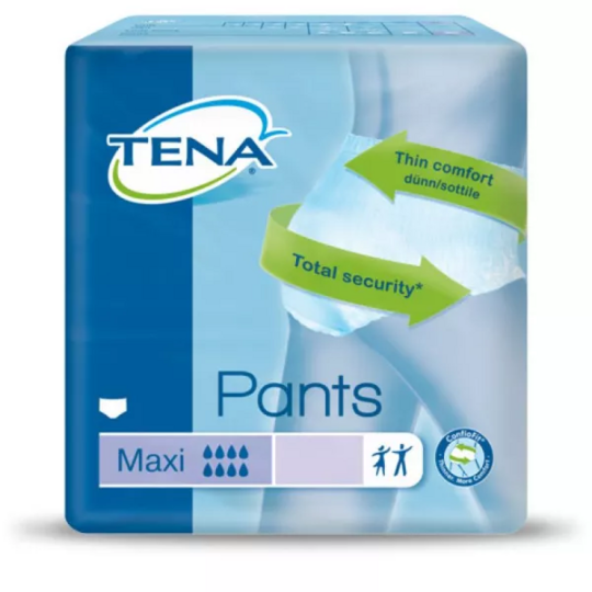 Tena Pants Maxi XL culotte absorbante fuites urinaires fortes — boîte de 10