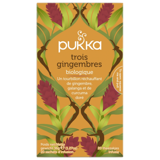 THE BIOLOGIQUE - Infusion Trois Gingembres - 20 Sachets