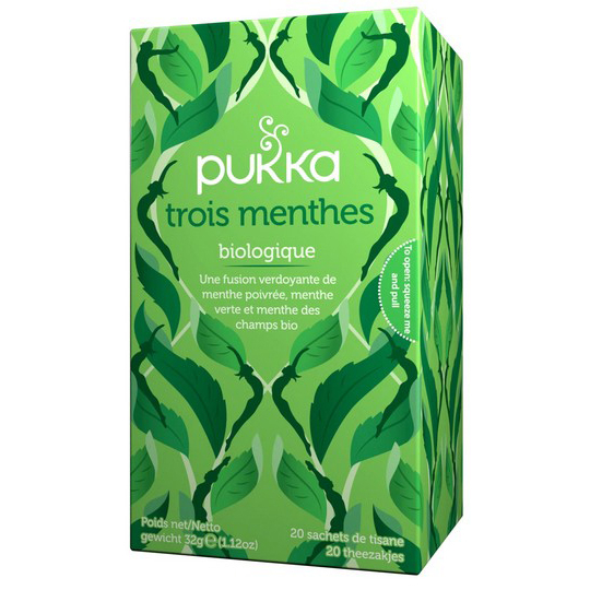 THE BIOLOGIQUE - Infusion Trois Menthe - 20 sachets