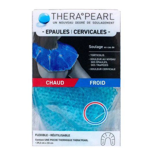 TheraPearl Compresse Chaud / Froid Épaules et Cervicales – Soulagement ciblé haut du corps