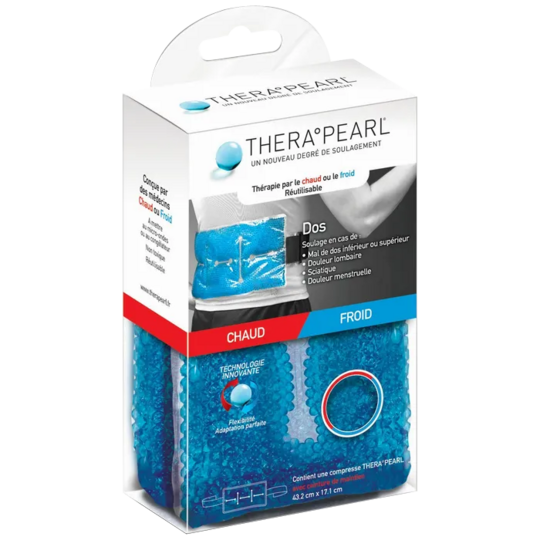 TheraPearl Compresse Dos – Soulagement chaud ou froid ciblé pour le dos