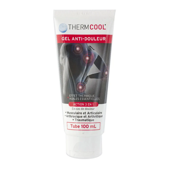 ThermCool Gel Anti-douleur Tube 100 ml - Effet thermique, aux huiles essentielles