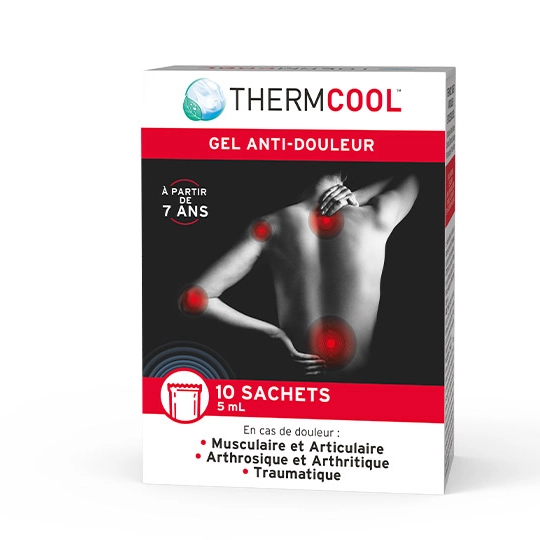 ThermCool Gel Anti-douleur sachet 5 ml Boîte de 10