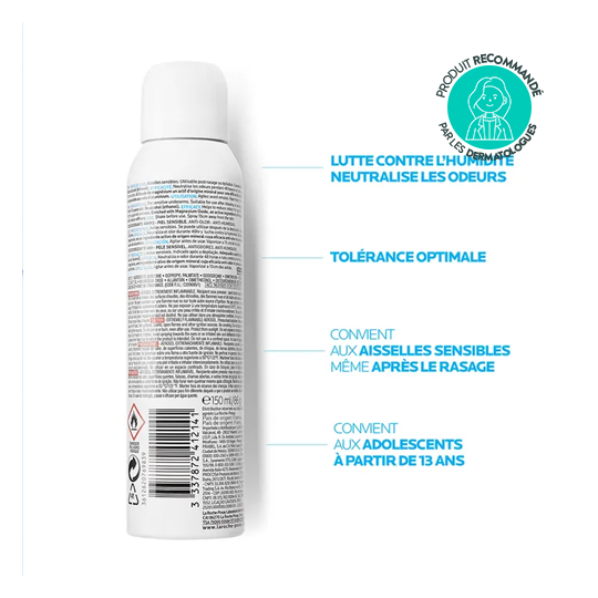 La Roche-Posay Déodorant Physiologique Spray 48H Lot de 2 x 150ml