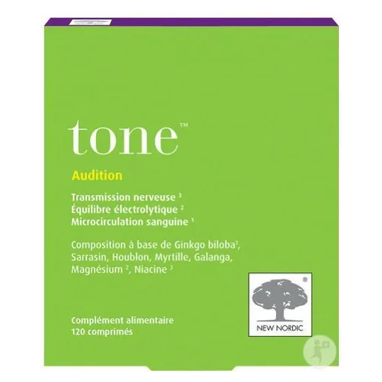 New Nordic Tone Audition et micro-circulation sanguine 120 comprimés
