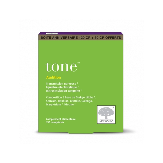 New Nordic Tone Audition et micro-circulation sanguine 180 comprimés