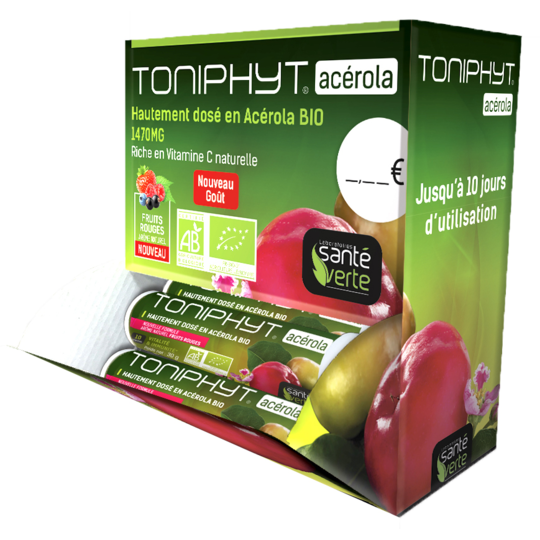 Santé Verte Acérola Bio 20 comprimés vitamine C naturelle & immunité