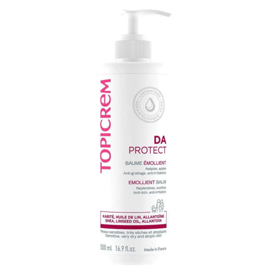 Topicrem DA Protect Baume Émollient 500 ml — peaux sensibles, très Sèches & atopiques