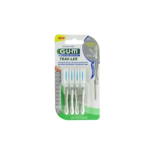 TRAV-LER - Brossette Interdentaire 2,0 mm 1618 - 4 unités
