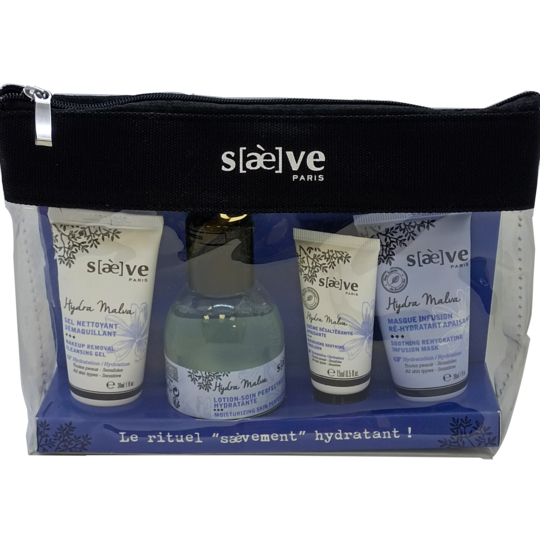 TROUSSE - Le Rituel Hydratant - Crème Apaisante 15 ml + Masque Ré-Hydratant 30 ml + Gel Démaquillant 30 ml + Lotion Hydratante 100 ml