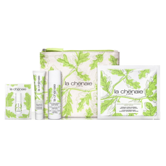 La Chenaie Trousse Pétrasève Masque Hydra Express + Gel en Eau + Hydra Lotion 3 en 1 + Hydra Essence - 4 Produits