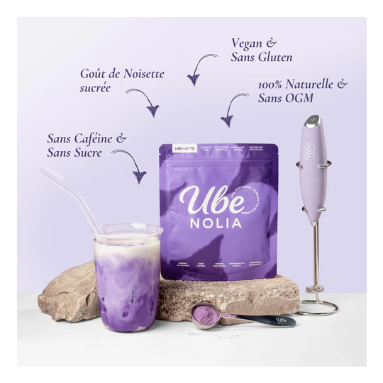 Ube Nolia Poudre d’Ube Premium 80 g – Super-aliment violet naturel