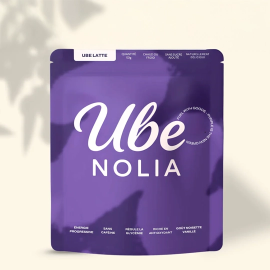 Ube Nolia Poudre d’Ube Premium 80 g – Super-aliment violet naturel
