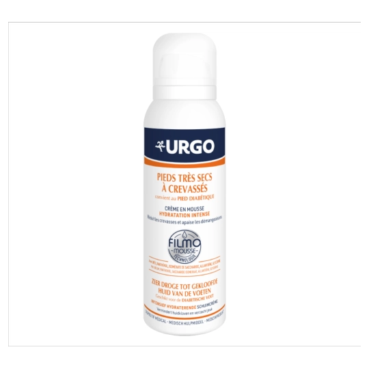 Urgo Crème en Mousse Pieds Très Secs à Crevassés 125ml
