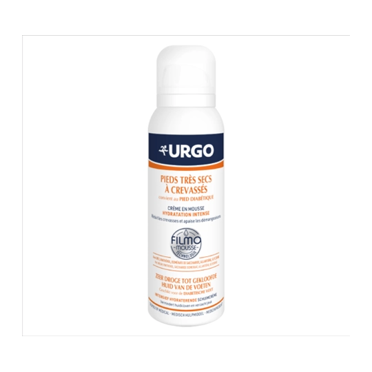 Urgo Crème en Mousse Rééquilibrante pieds transpirants et odorant 125ml