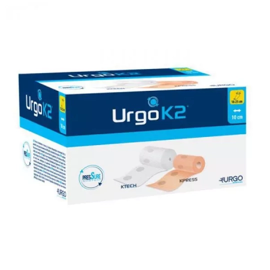 URGO K2 Kit 18-25 cm / largeur de 10 cm cmpression Bi-Bandes à pression contrôlée