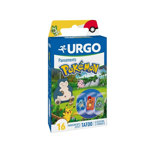 Urgo Pansements Pokémon Effet Tatoo x16