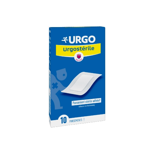 Urgosterile 10 Pansements 10cm x 7 cm x 10 pansements
